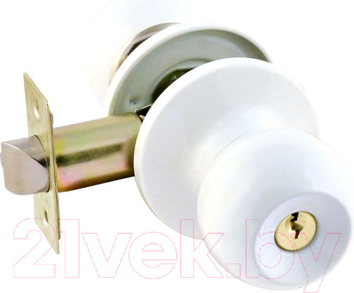 Изображение товара Ручка дверная Нора-М ЗШ-01-STD (белый)