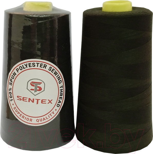 Изображение товара Набор швейных ниток Sentex 100% полиэстер 50/2 5000 ярдов 1262 (2шт)