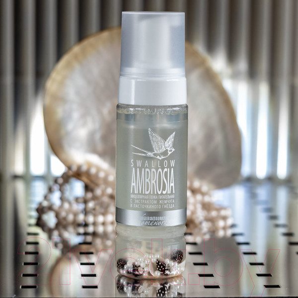 Изображение товара Пенка для умывания PREMIUM Homework Swallow Ambrosia С экстрактом жемчуга Мицеллярная (170мл)