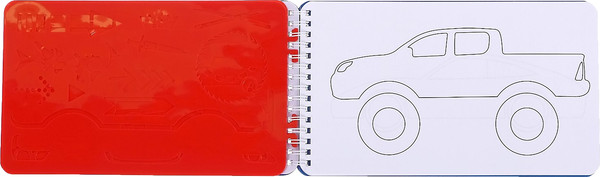 Изображение товара Раскраска Буква-ленд С наклейками и трафаретами. Крутые тачки / 4354860