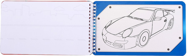 Изображение товара Раскраска Буква-ленд С наклейками и трафаретами. Крутые тачки / 4354860