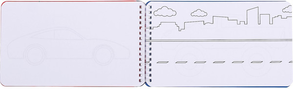 Изображение товара Раскраска Буква-ленд С наклейками и трафаретами. Крутые тачки / 4354860