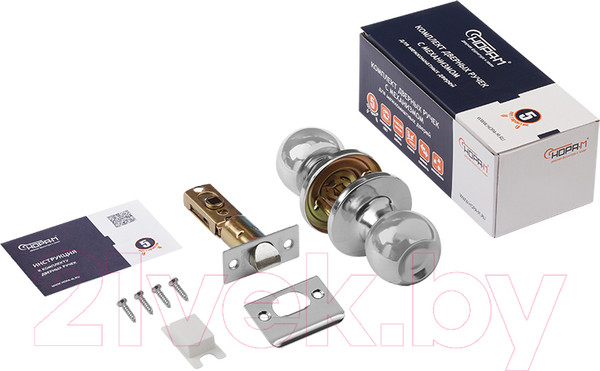 Изображение товара Ручка дверная Нора-М ЗШ-05-Э (хром)