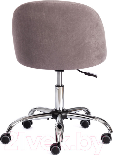 Изображение товара Кресло офисное Tetchair Melody велюр Clermon (светло-серый 60)
