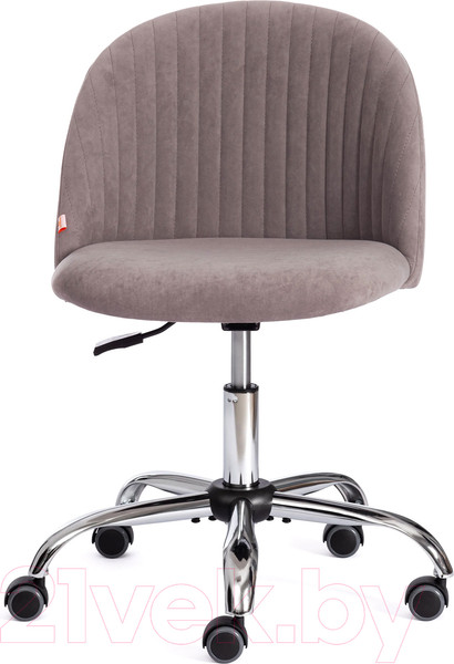 Изображение товара Кресло офисное Tetchair Melody велюр Clermon (светло-серый 60)