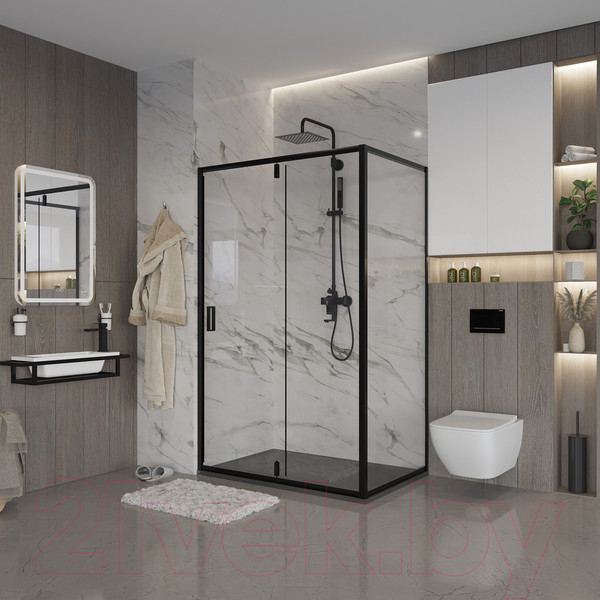 Изображение товара Душевая стенка Niagara NG-A80B 80x190