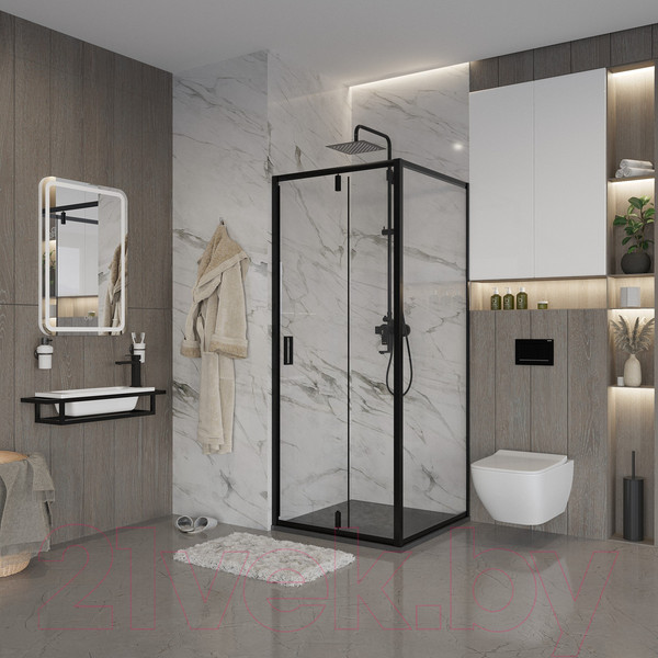 Изображение товара Душевая стенка Niagara NG-A80B 80x190