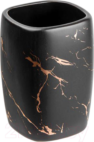 Изображение товара Стакан для зубной щетки и пасты Perfecto Linea Elegance 35-721081 (черный)