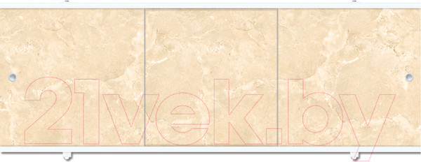 Изображение товара Экран для ванны МетаКам Премиум А 1.68 (бежевый мрамор)