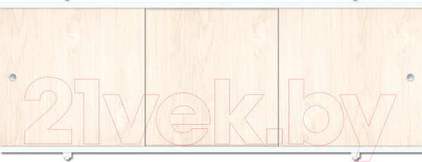 Изображение товара Экран для ванны МетаКам Премиум А 1.68 (орех светлый)