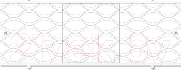 Изображение товара Экран для ванны МетаКам Премиум А 1.68 (светло-серый)