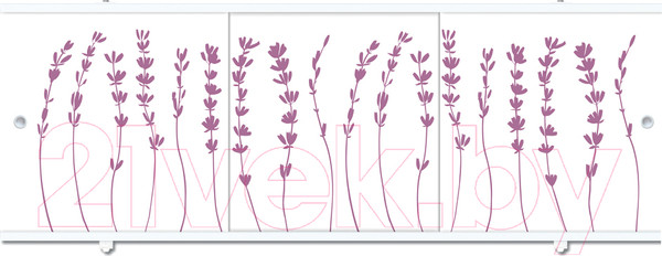 Изображение товара Экран для ванны МетаКам Премиум А 1.68 (лавандовый)