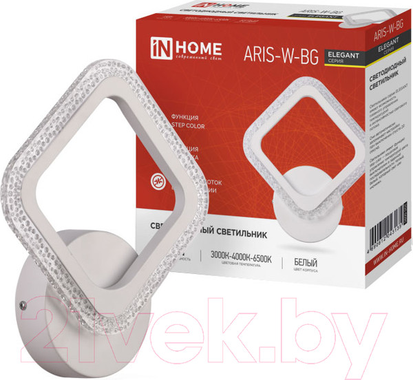 Изображение товара Бра INhome Elegant ARIS-W-BG / 4690612043135