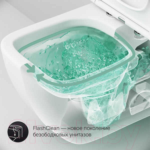 Изображение товара Унитаз подвесной AM.PM FlashClean C901701SC