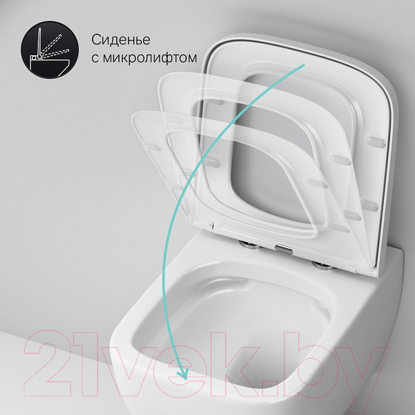 Изображение товара Унитаз подвесной AM.PM FlashClean C901701SC