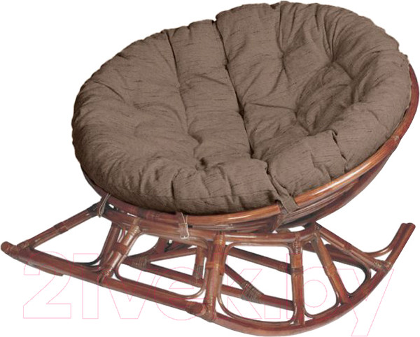 Изображение товара Кресло-качалка Мир Ротанга Papasan 23/01D (шоколадный/коричневый)