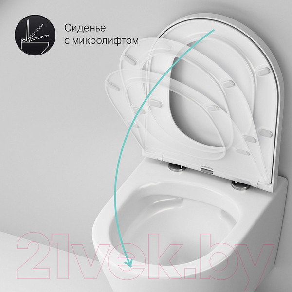 Изображение товара Унитаз подвесной AM.PM Sense C741701SC