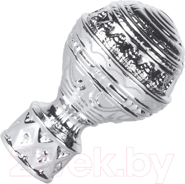 Изображение товара Набор наконечников для карниза Lm Decor YF161 Ампир 16(19)мм (2шт, хром)