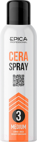 Изображение товара Спрей для укладки волос Epica Воск Medium (150мл)