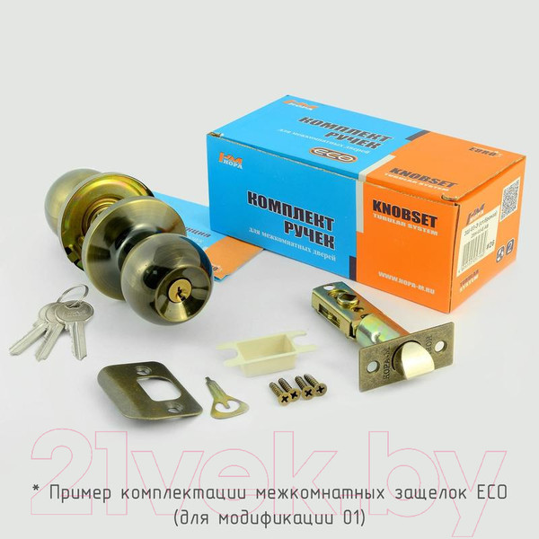 Изображение товара Ручка дверная Нора-М ЗШ-03-STD (нержавеющая сталь)