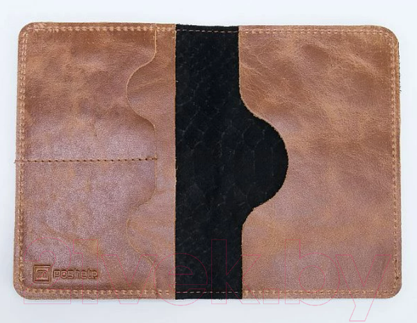 Изображение товара Обложка на паспорт Poshete 681-OP1703952-BLK (черный)