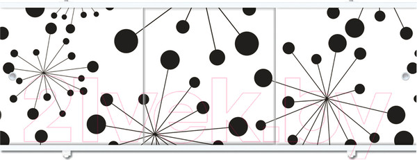 Изображение товара Экран для ванны МетаКам Премиум А 1.48 (серый узор)