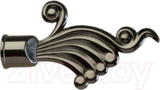 Изображение товара Набор наконечников для карниза Lm Decor YF023 Кения 16мм (2шт, антрацит)