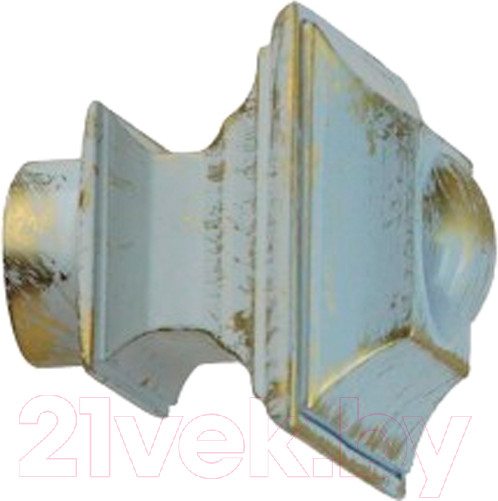 Изображение товара Набор наконечников для карниза Lm Decor YF030 Верди 16мм (2шт, белое золото)