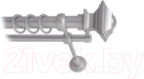 Изображение товара Набор наконечников для карниза Lm Decor YF030 Верди 16мм (2шт, сатин)