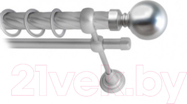 Изображение товара Набор наконечников для карниза Lm Decor YF059 Шар большой 16мм (2шт, сатин)