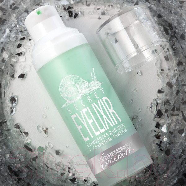 Изображение товара Сыворотка для век PREMIUM Homework Secret Eyelixir С секретом улитки (30мл)