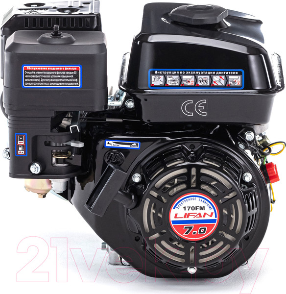 Изображение товара Двигатель бензиновый Lifan 170FM D20