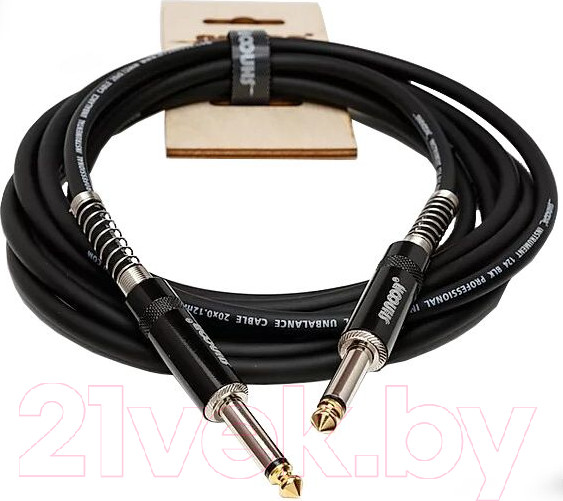 Изображение товара Кабель гитарный Shnoor IC124-JMe-B-1m (1м)