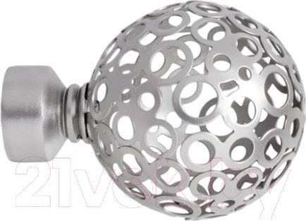 Изображение товара Набор наконечников для карниза Lm Decor YF095 Ажур 16мм (2шт, сатин)