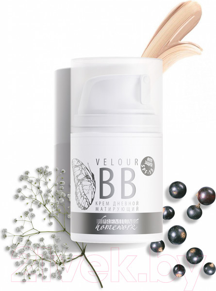 Изображение товара BB-крем PREMIUM Homework Velour SPF 15 Дневной матирующий (50мл)