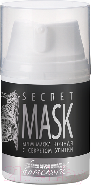 Изображение товара Крем для лица PREMIUM Homework Secret Mask С секретом улитки Ночной (50мл)