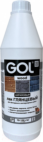 Изображение товара Лак GOL Wood Акриловый (800г, глянцевый)