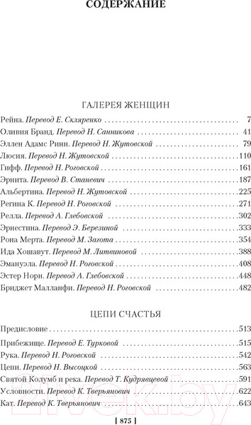 Изображение товара Художественная книга Иностранка Галерея женщин. Цепи счастья (Драйзер Т.)