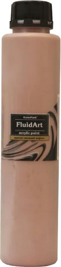 Изображение товара Акриловая краска KolerPark Fluid Art Жидкий акрил (800мл, кофейный)