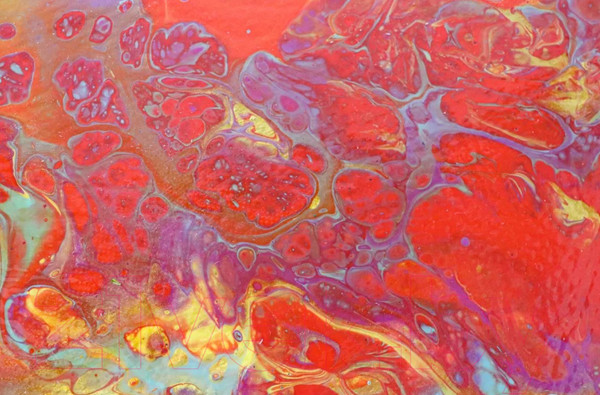 Изображение товара Акриловая краска KolerPark Fluid Art Жидкий акрил (800мл, красный)