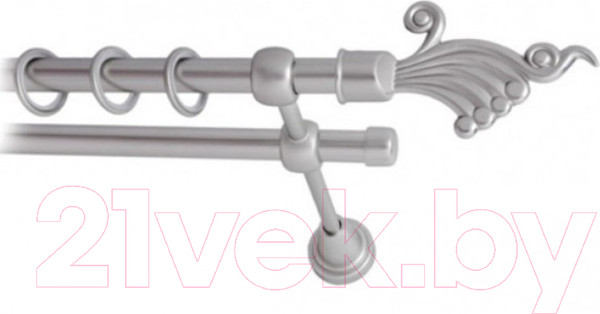 Изображение товара Набор наконечников для карниза Lm Decor YF023 Кения 19мм (2шт, сатин)