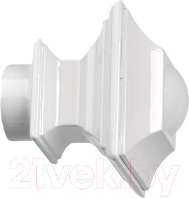 Изображение товара Набор наконечников для карниза Lm Decor YF030 Верди 19мм (2шт, белый глянец)