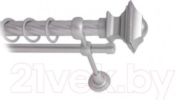 Изображение товара Набор наконечников для карниза Lm Decor YF030 Верди 19мм (2шт, сатин)