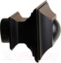 Изображение товара Набор наконечников для карниза Lm Decor YF030 Верди 19мм (2шт, черный матовый)