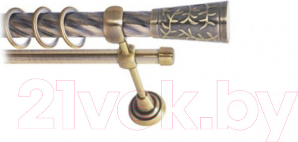 Изображение товара Набор наконечников для карниза Lm Decor YF066 Византия 19мм (2шт, антик)