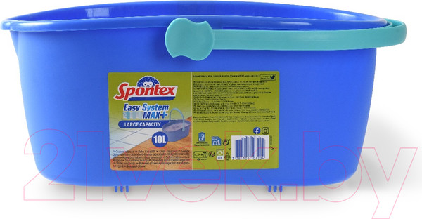Изображение товара Ведро с отжимом Spontex Easy System Max+ 19800230