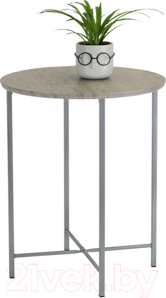 Изображение товара Журнальный столик Мебелик BeautyStyle 16 (серый шпат/металлик)