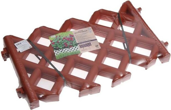 Изображение товара Изгородь декоративная Gardenplast Barokko №5 (терракот)