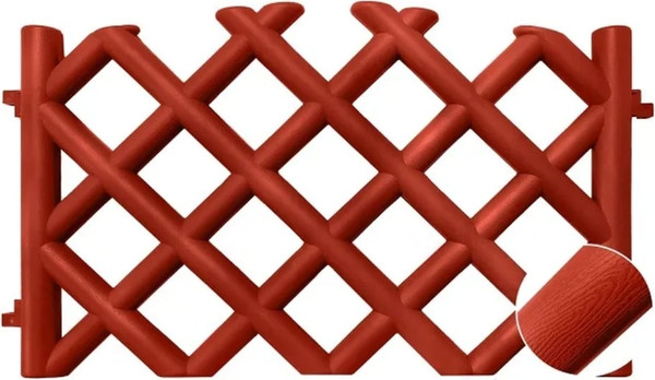 Изображение товара Изгородь декоративная Gardenplast Barokko №5 (терракот)