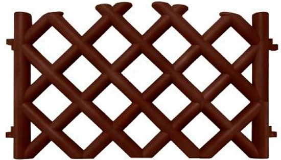 Изображение товара Изгородь декоративная Gardenplast Barokko №5 (шоколад)